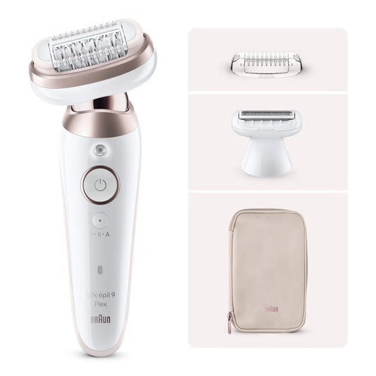 Braun Silk·épil 9 Flex 9-030 SkinSpa Kit – Präzise Haarentfernung. Seidige Haut.