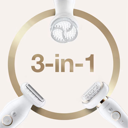 Braun Silk·épil 9 Flex 9-030 SkinSpa Kit – Präzise Haarentfernung. Seidige Haut.