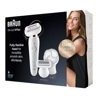 Braun Silk·épil 9 Flex 9-030 SkinSpa Kit – Präzise Haarentfernung. Seidige Haut.